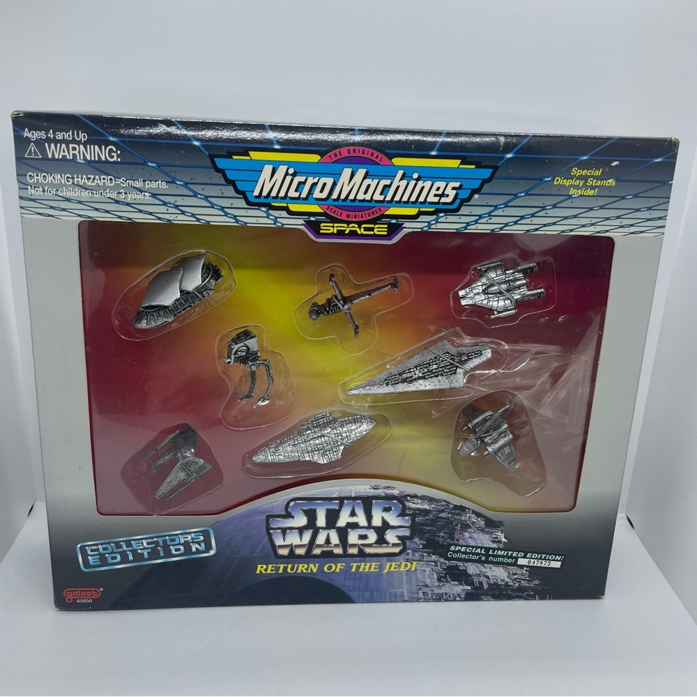 Micro Machines Star Wars Return of the Jedi Set - Silver and Black